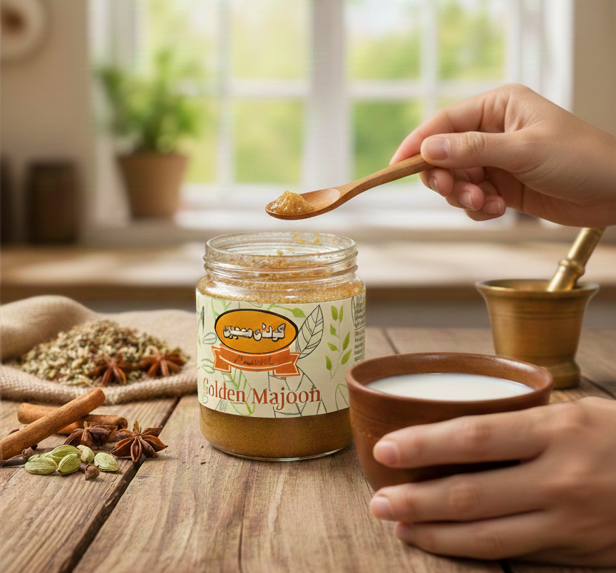 Golden Majoon – 100% Natural Herbal Tonic for Energy & Vitality 🌿✨